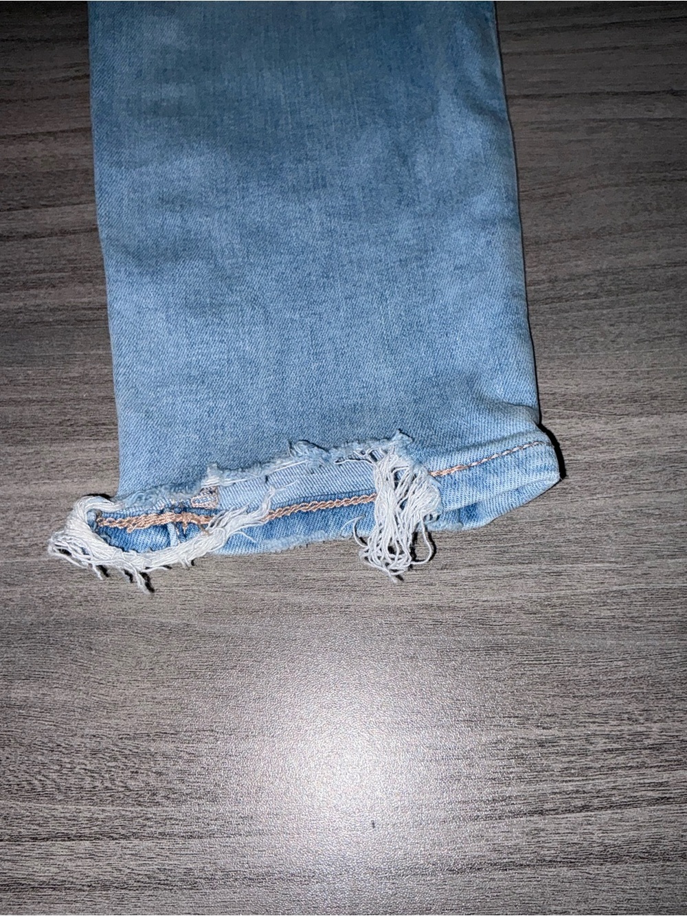 American Eagle Next Level Stretch High-Rise Jegging - Light Wash, Size 8 Short - Picture 10 of 11